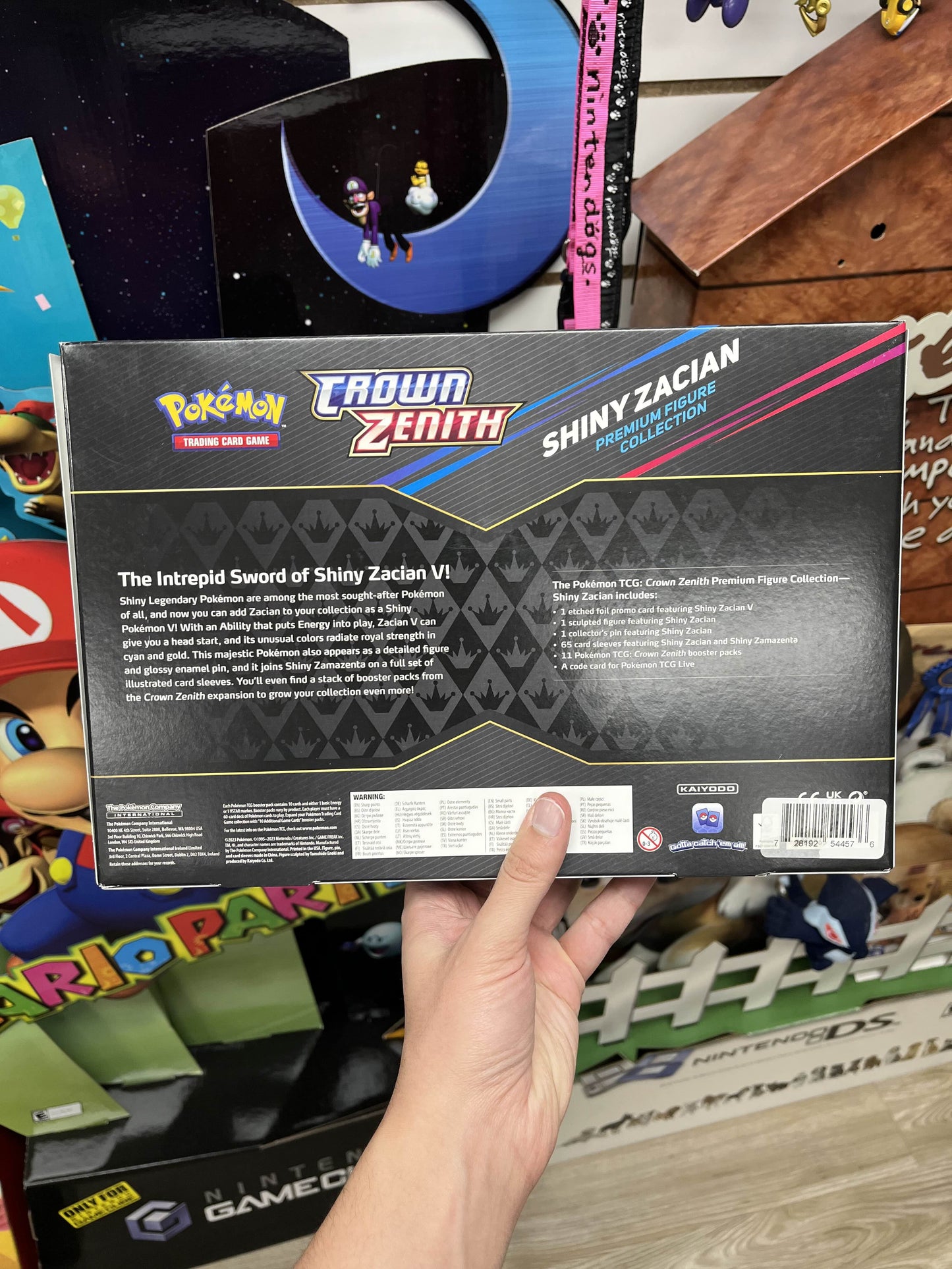 Shiny Zacian Pokemon TCG Box