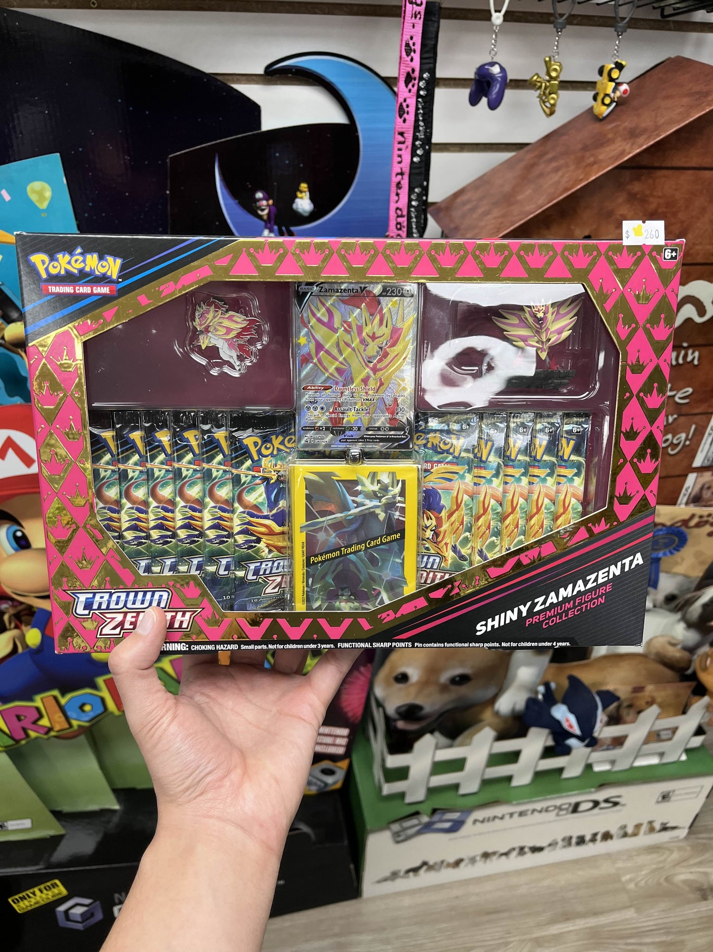 Shiny Zamazenta Pokemon TCG Box
