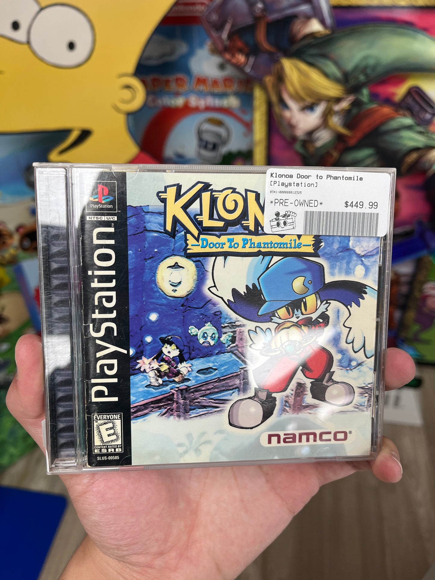 Klonoa Door to Phantomile PS1 CIB *RARE*