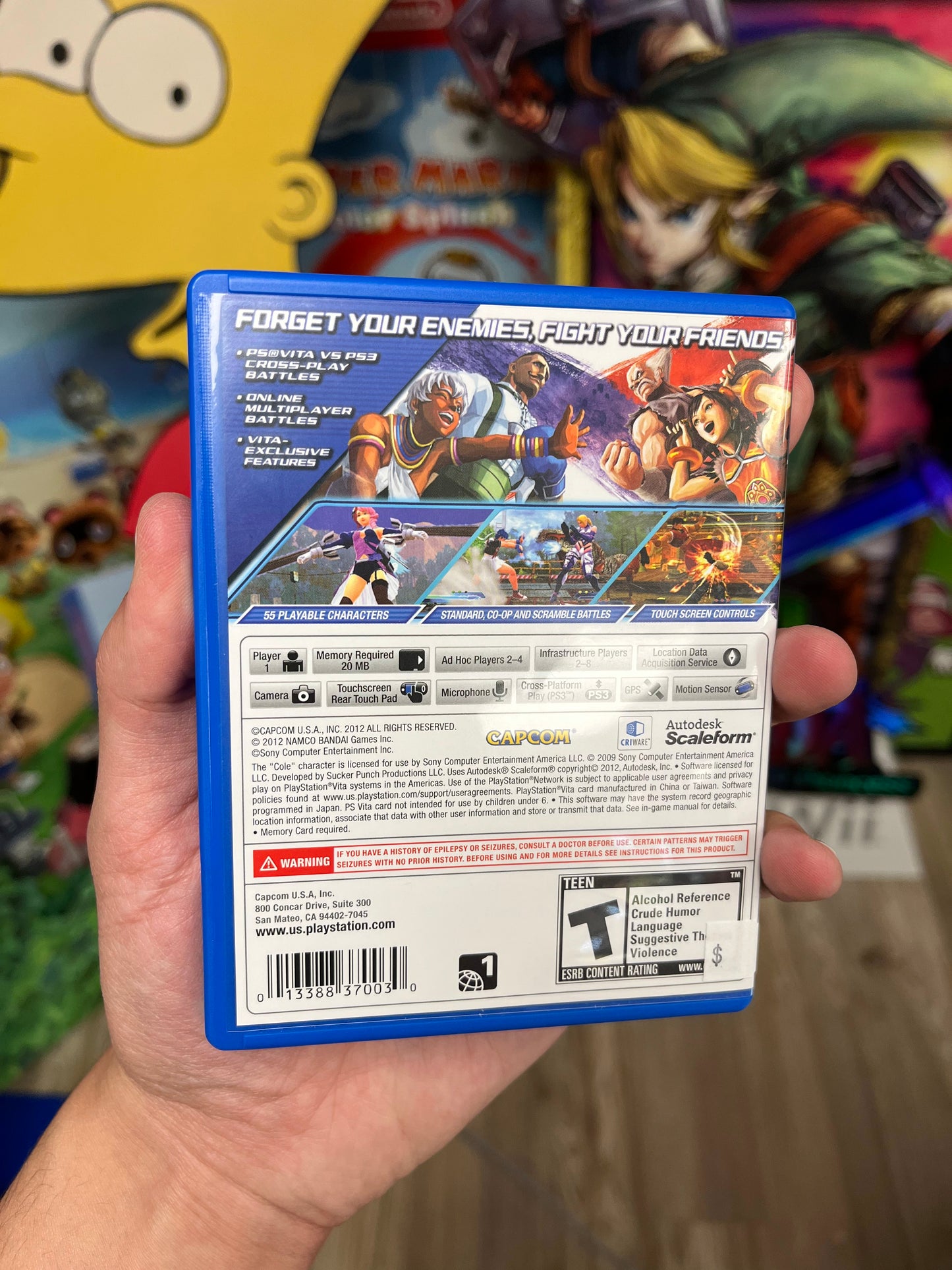 Street Fighter X Tekken PSP CIB