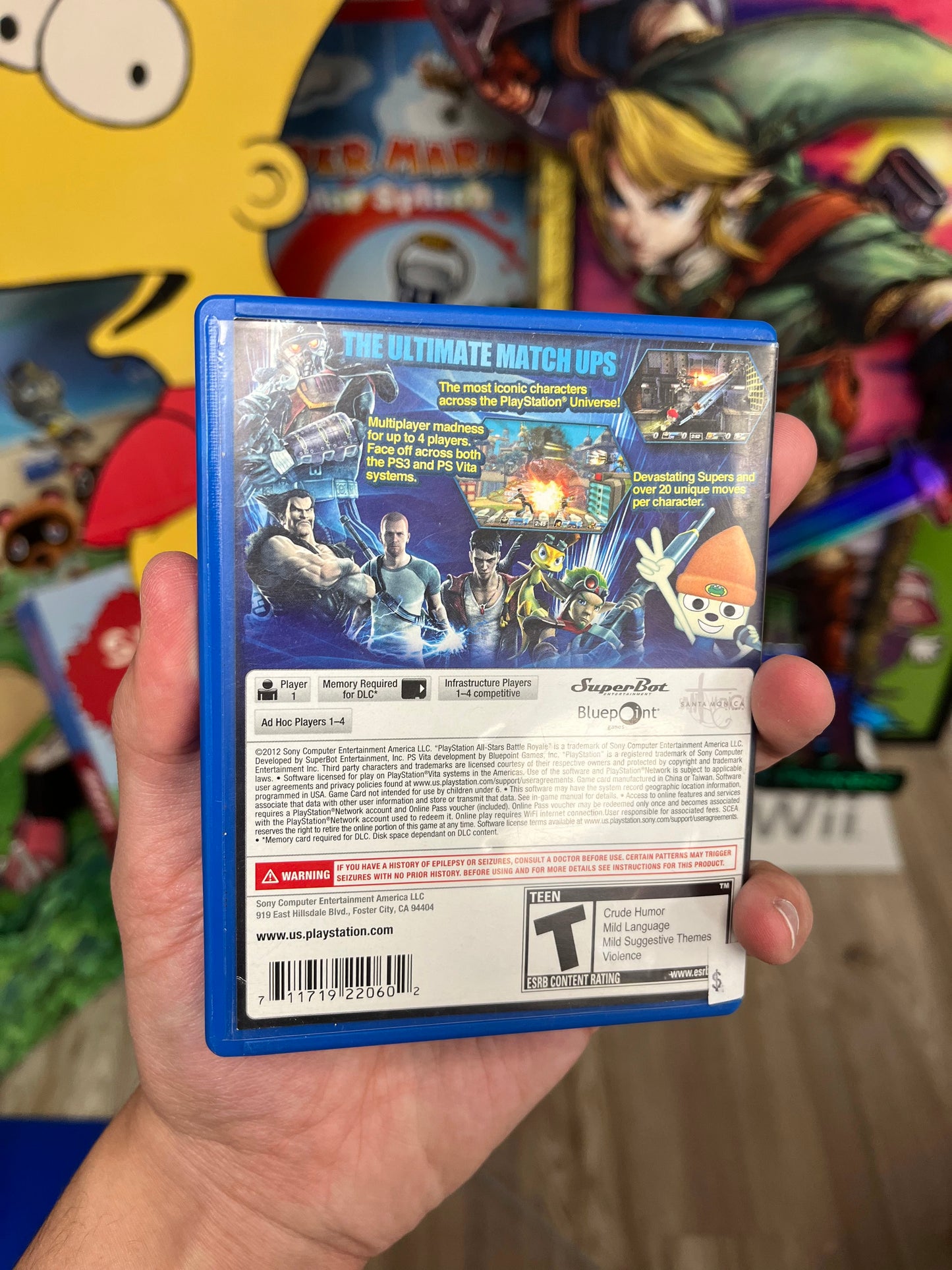 Playstation All Stars Battle Royale PS Vita CIB