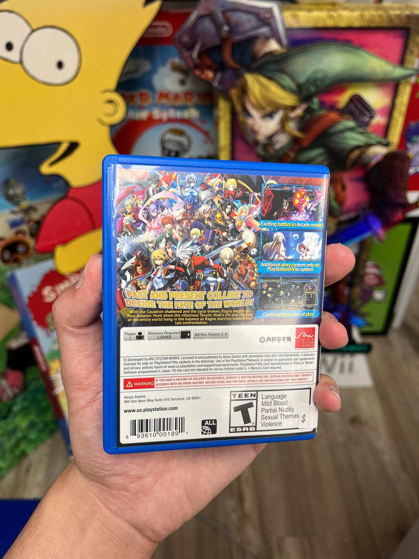 BlazBlue: Chrono Phantasma PS Vita CIB