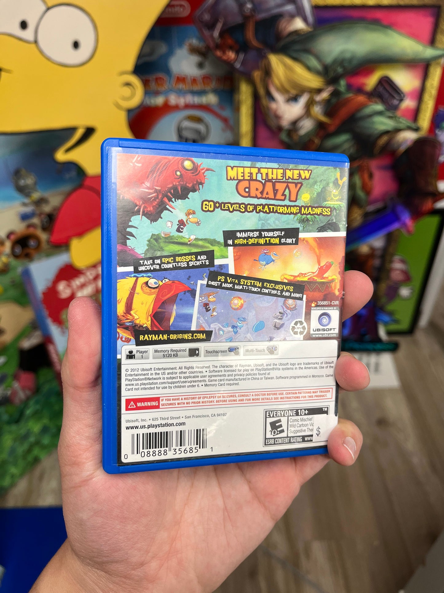 Rayman Origins PS Vita CIB