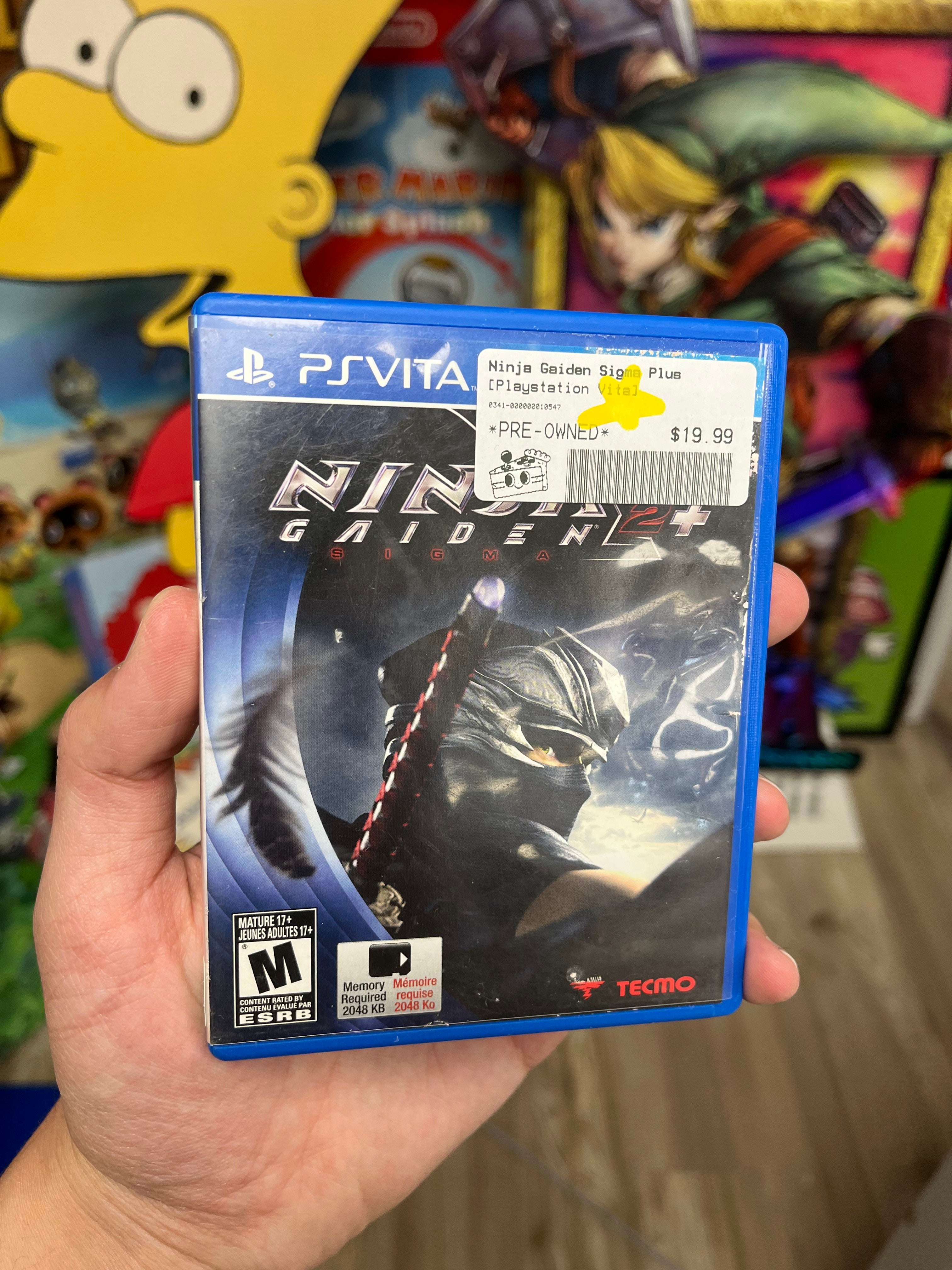 Ninja Gaiden Sigma Plus PS Vita CIB – CakeHoarder Games