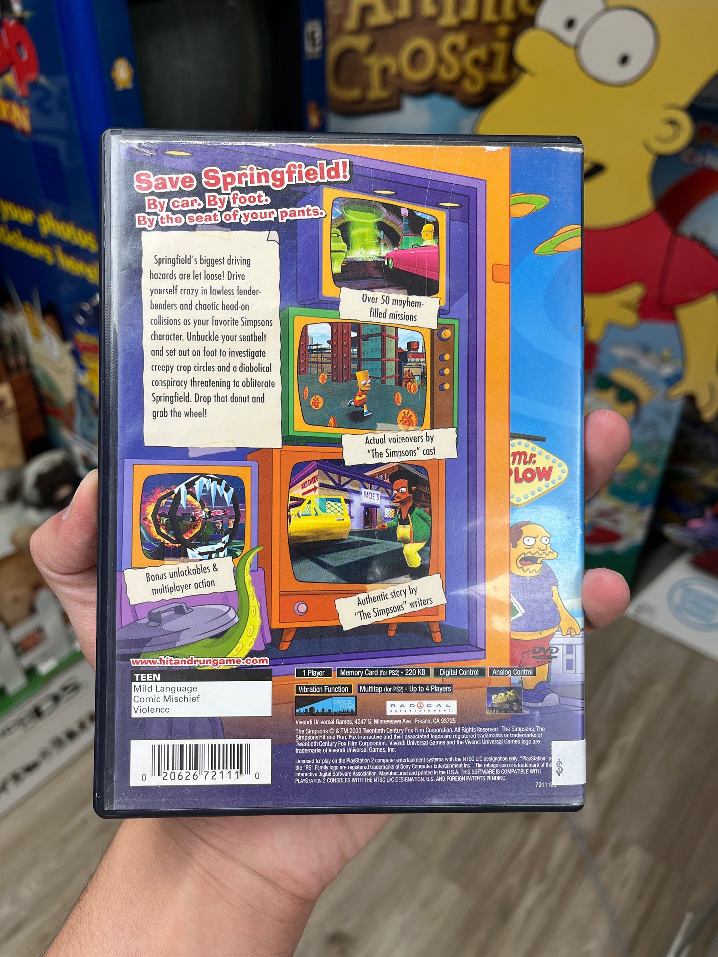 Simpson's Hit & Run PS2 Complete