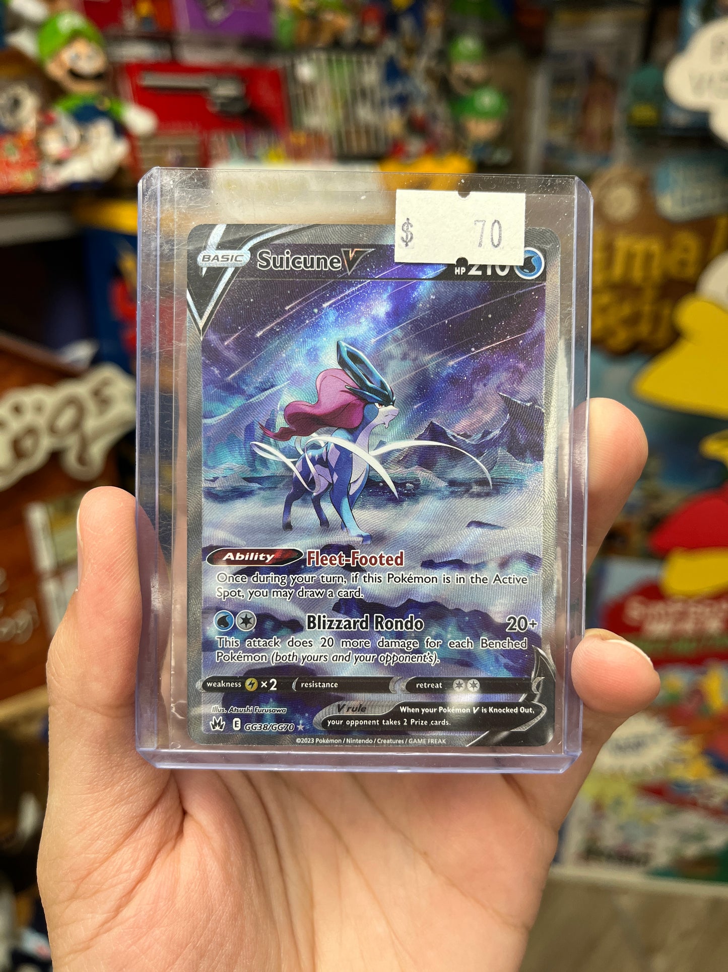 Suicune V GG38/GG70 NM/LP