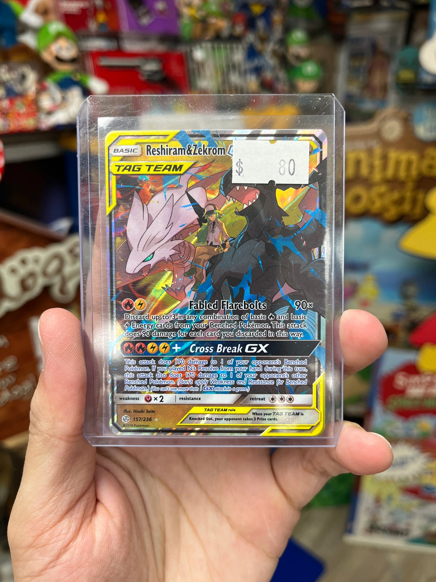 Reshiram & Zekrom GX 157/236 LP