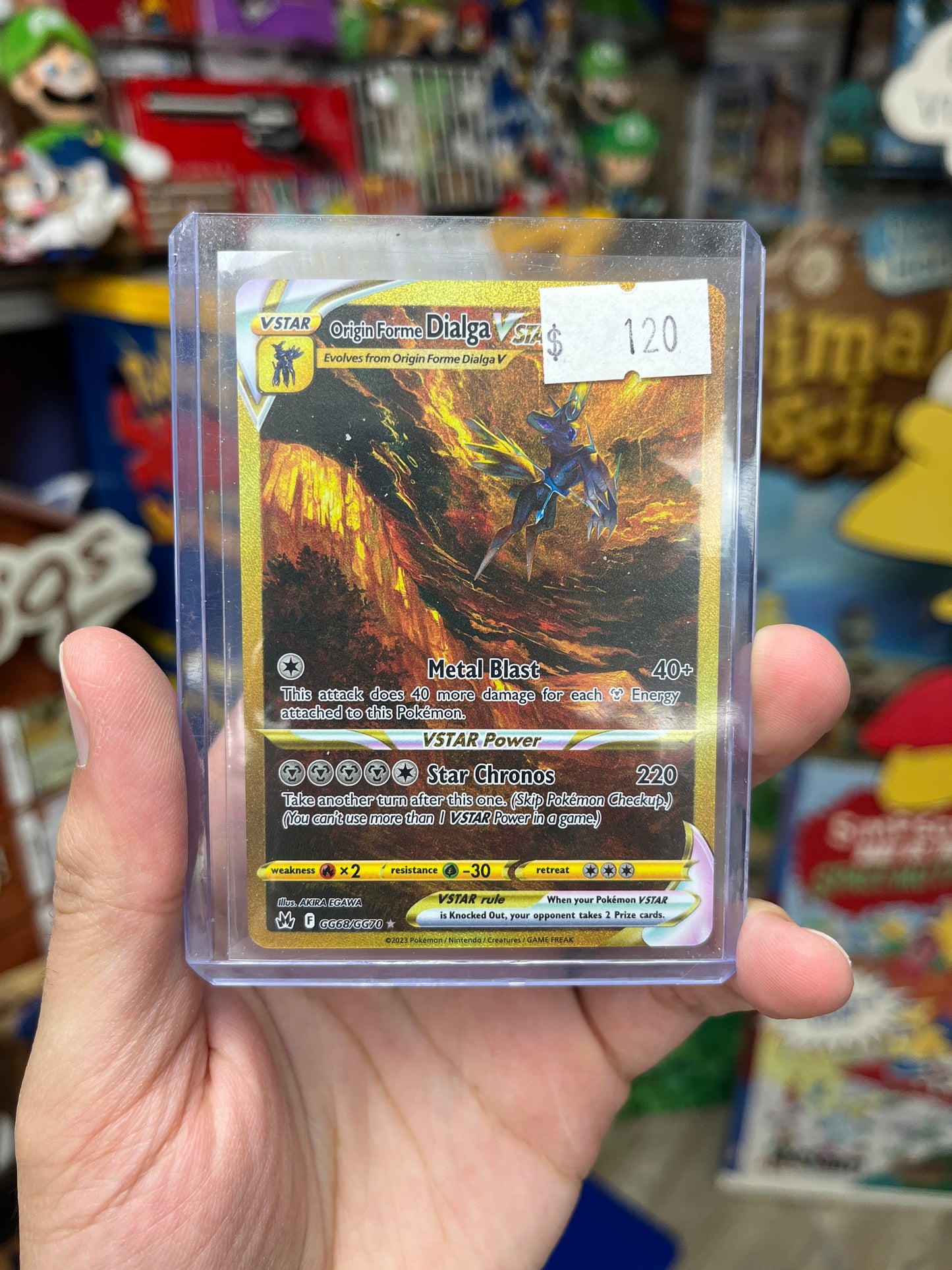 Origin Forme Dialga V Star GG68/GG70 NM