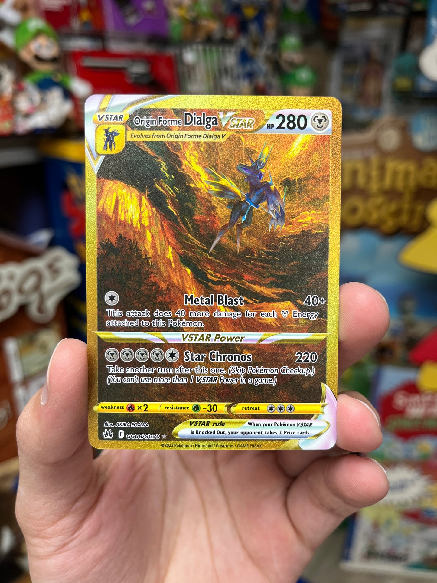 Origin Forme Dialga V Star GG68/GG70 NM