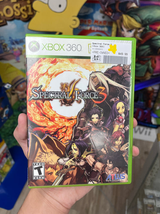 Spectral Force 3 Xbox 360 Complete