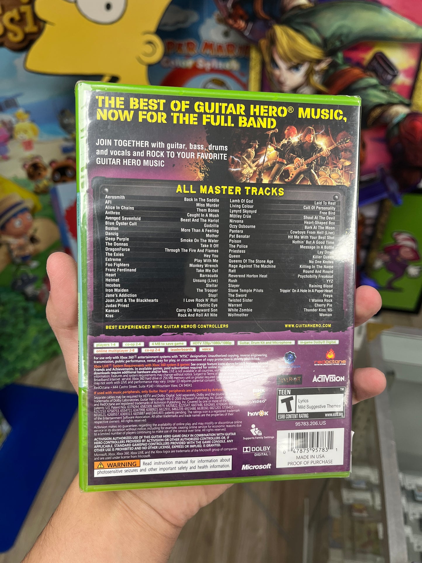 Guitar Hero Smash Hits Xbox 360 SEALED