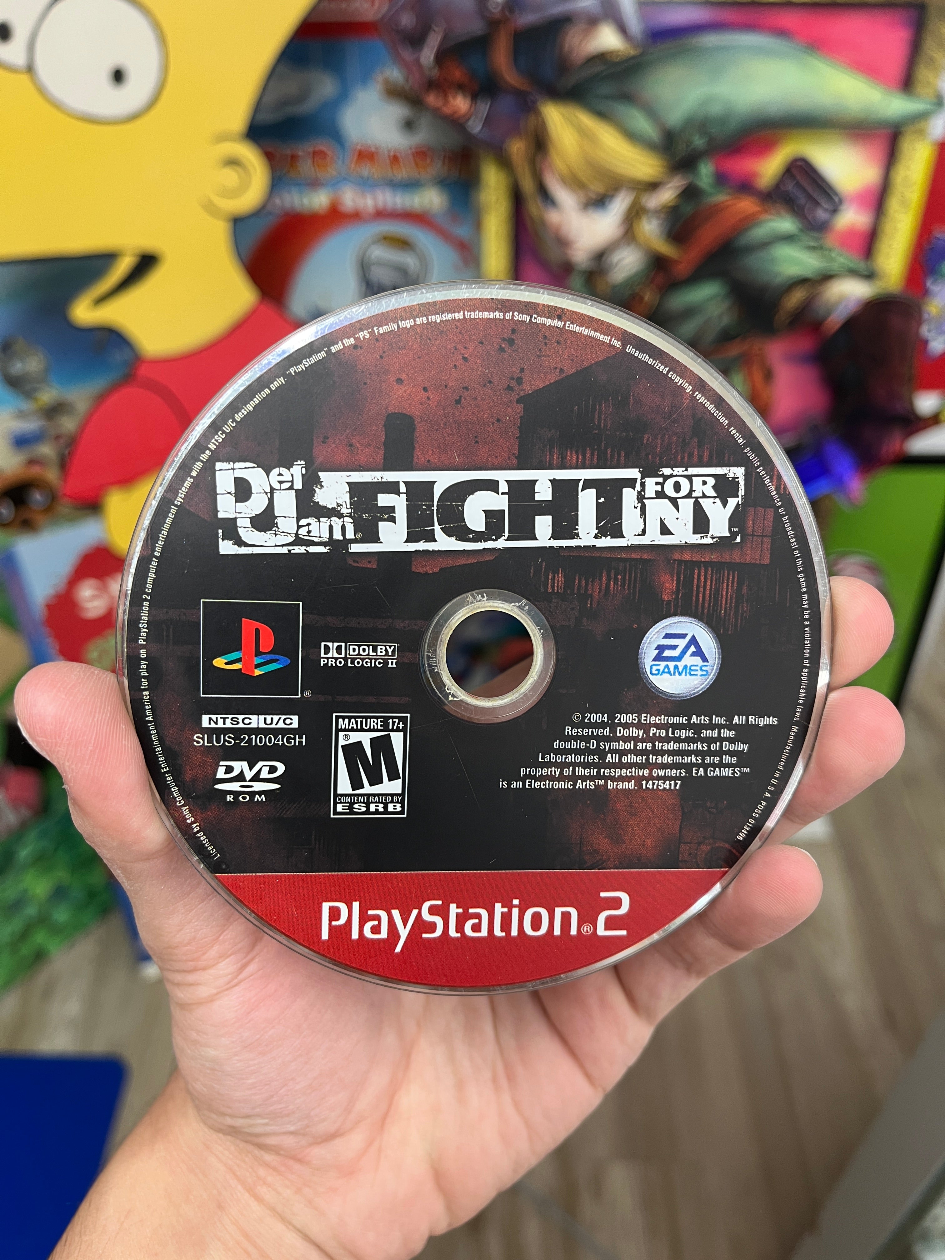Def Jam Fight for NY PS2 Disc Only – CakeHoarder Games
