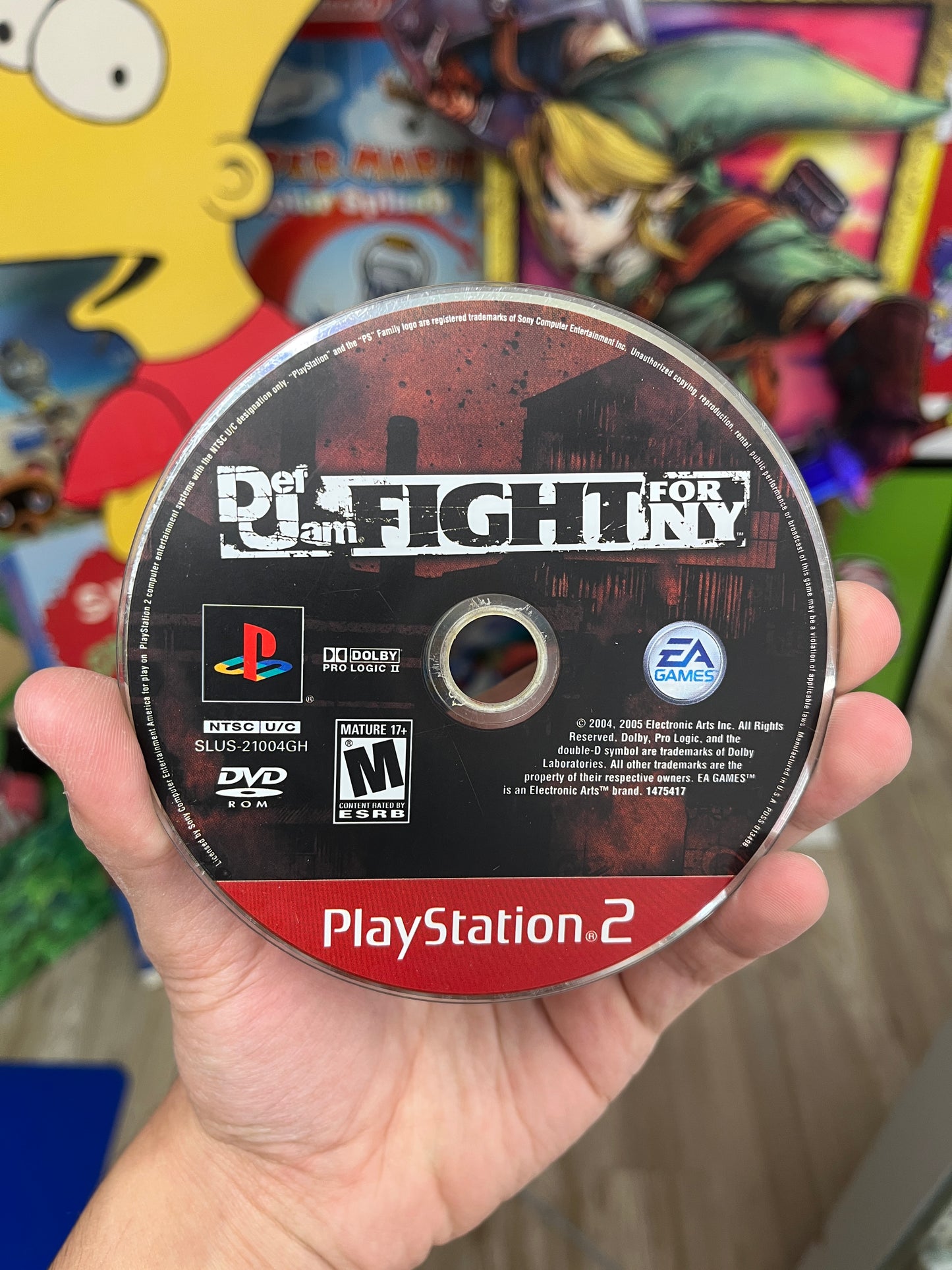 Def Jam Fight for NY PS2 Disc Only