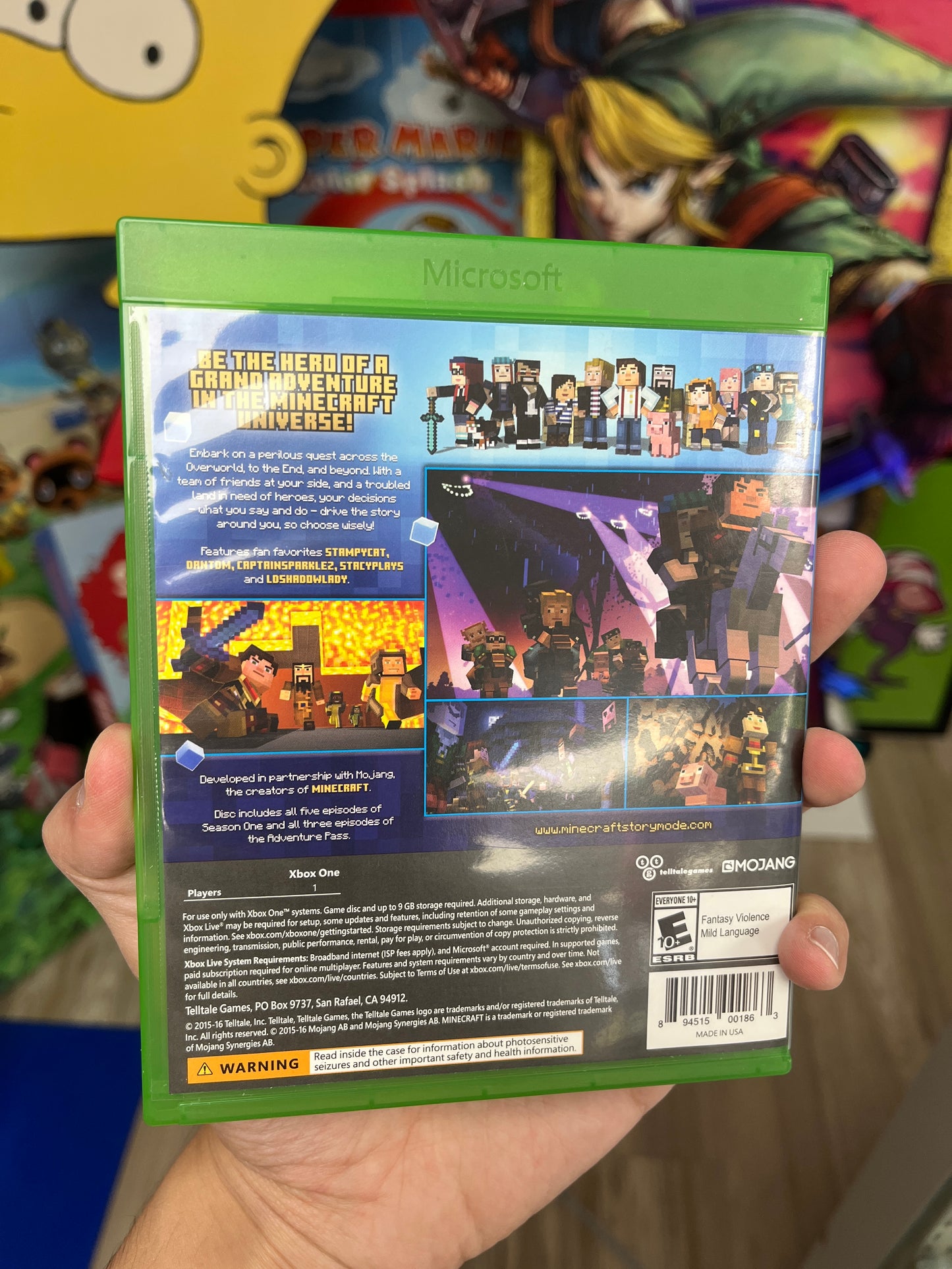 Minecraft: Story Mode Complete Adventure Xbox One Complete