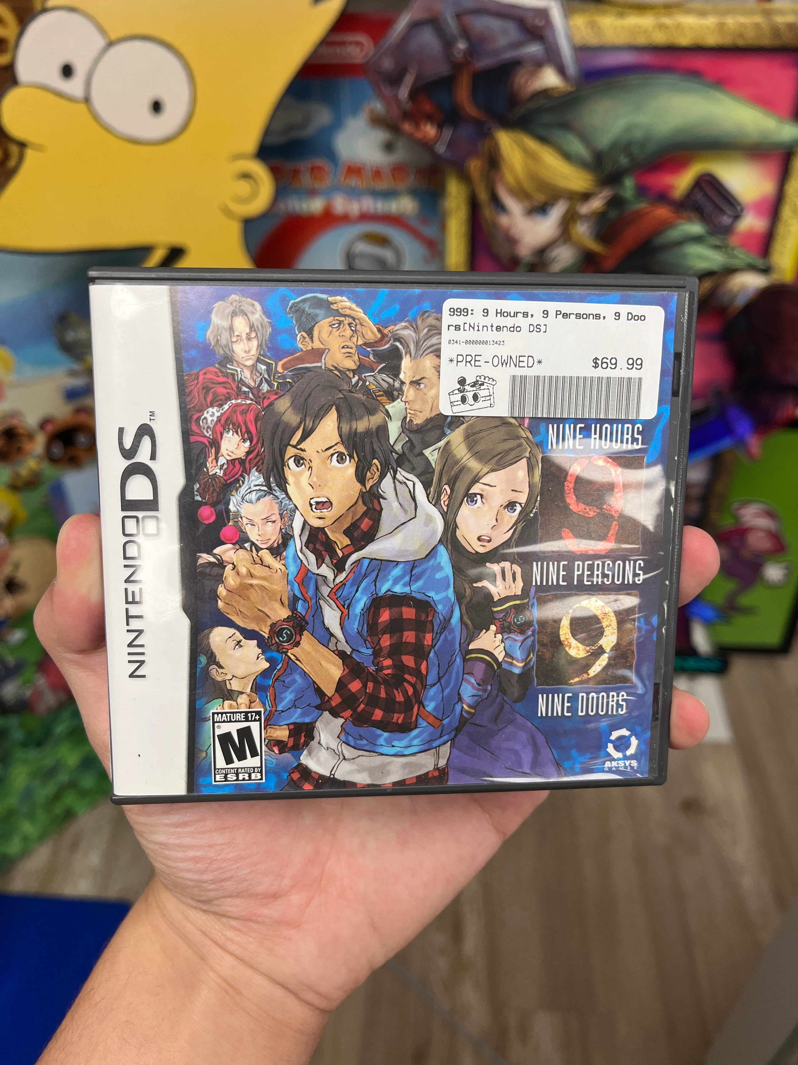 999: 9 Hours, 9 Persons, 9 Doors (Nintendo DS) – CakeHoarder Games