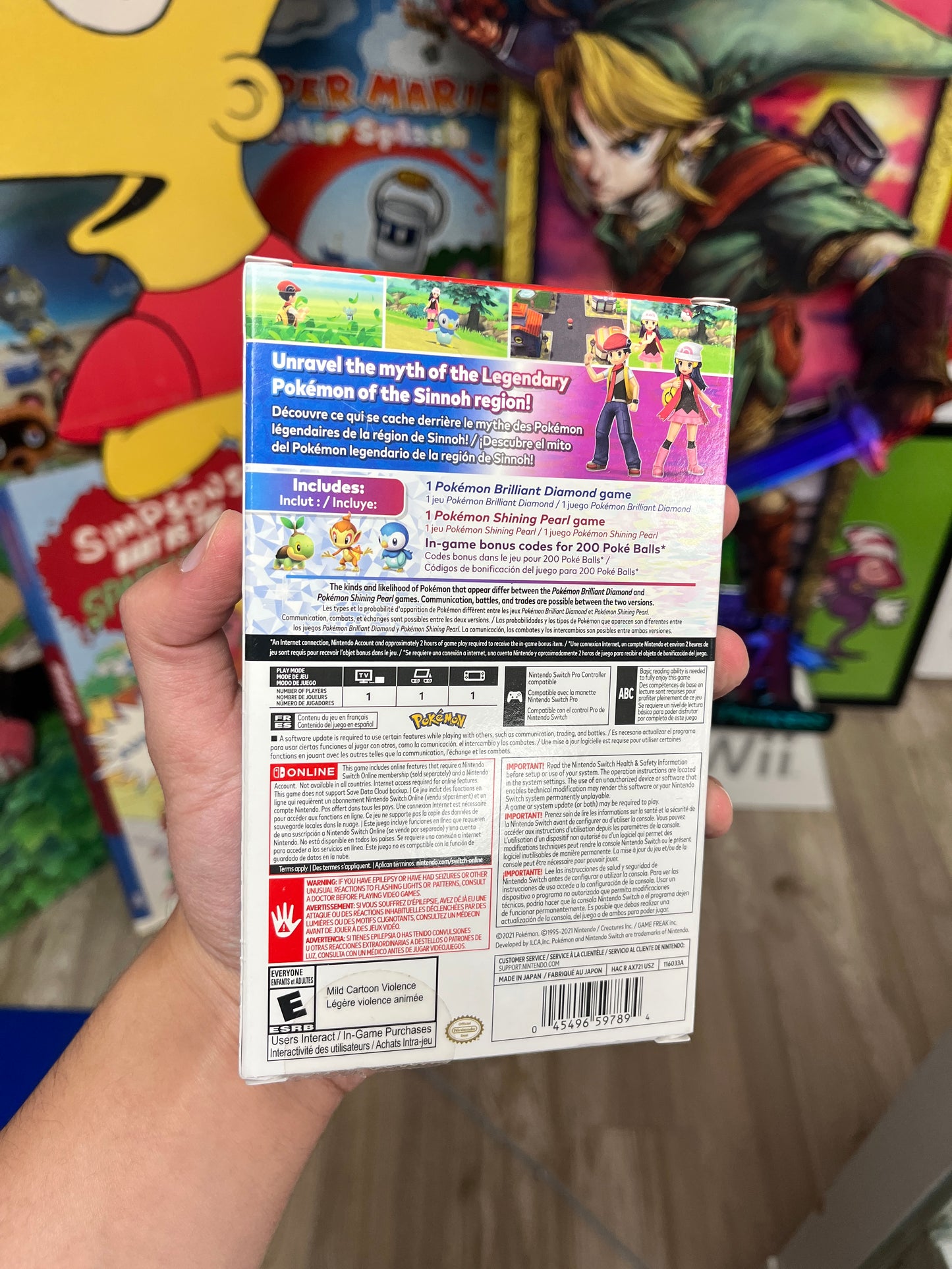 Pokemon Brilliant Diamond and Shining Pearl Double Pack (Nintendo Switch) SEALED