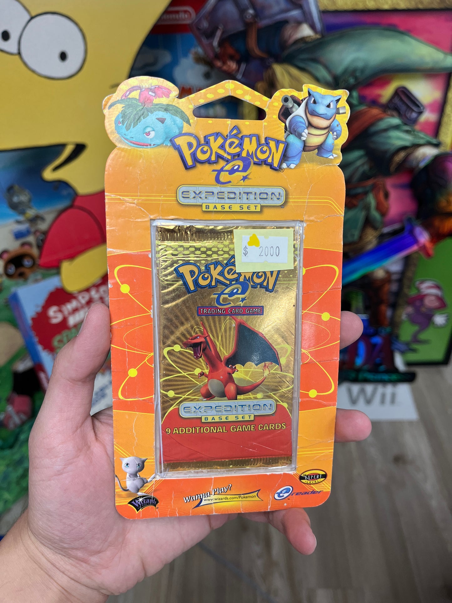 Pokemon Expedition Charizard Blister Pack SEALED