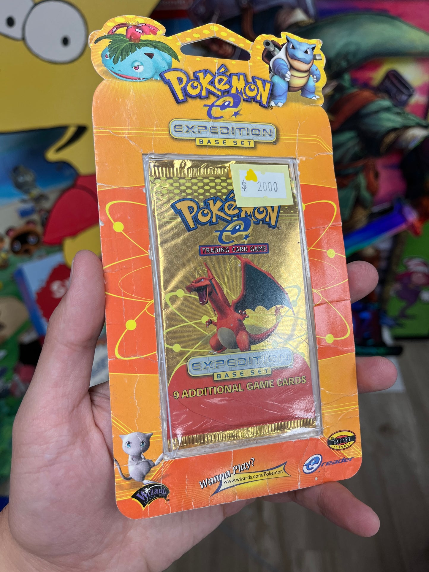 Pokemon Expedition Charizard Blister Pack SEALED