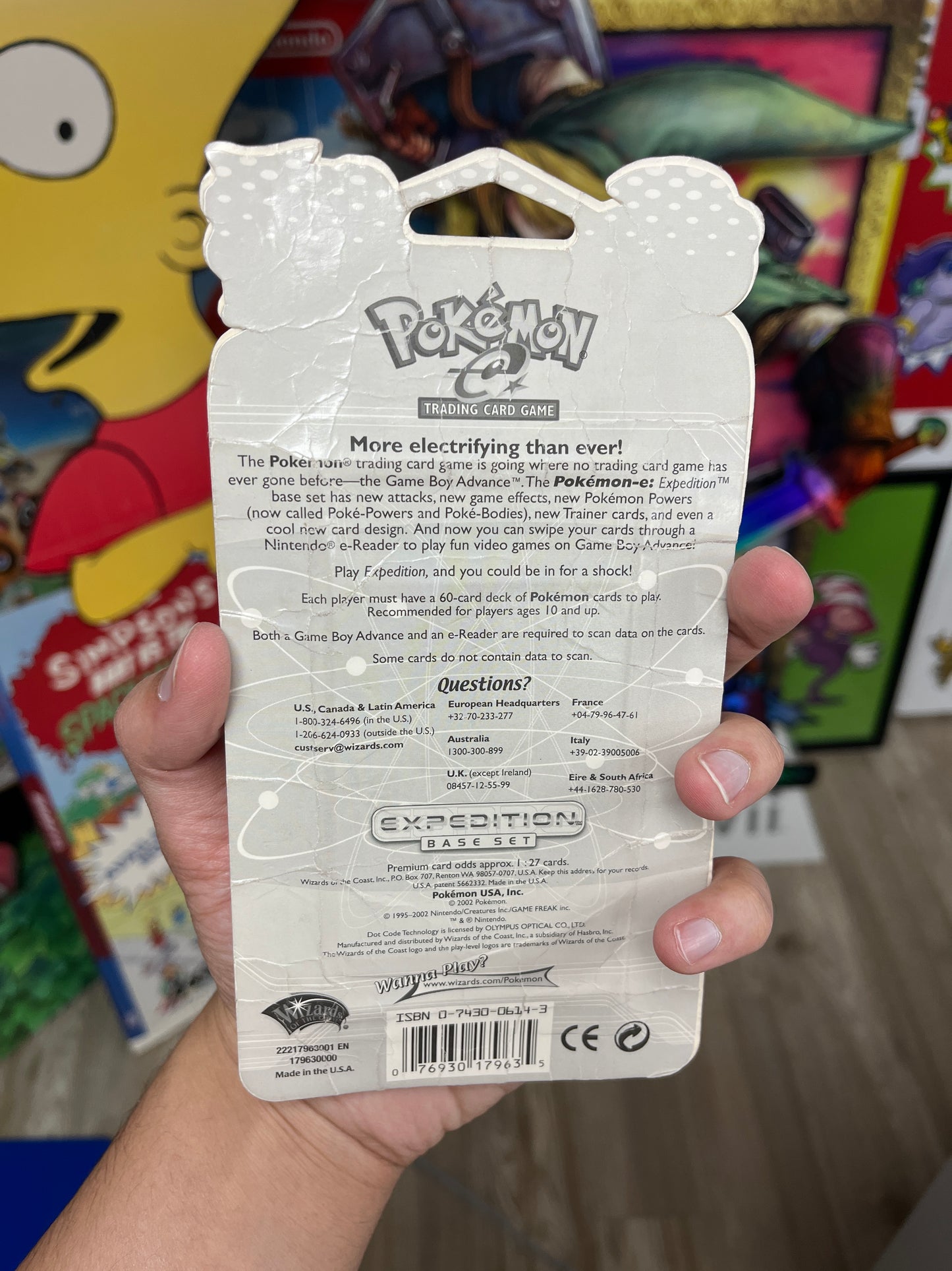 Pokemon Expedition Charizard Blister Pack SEALED