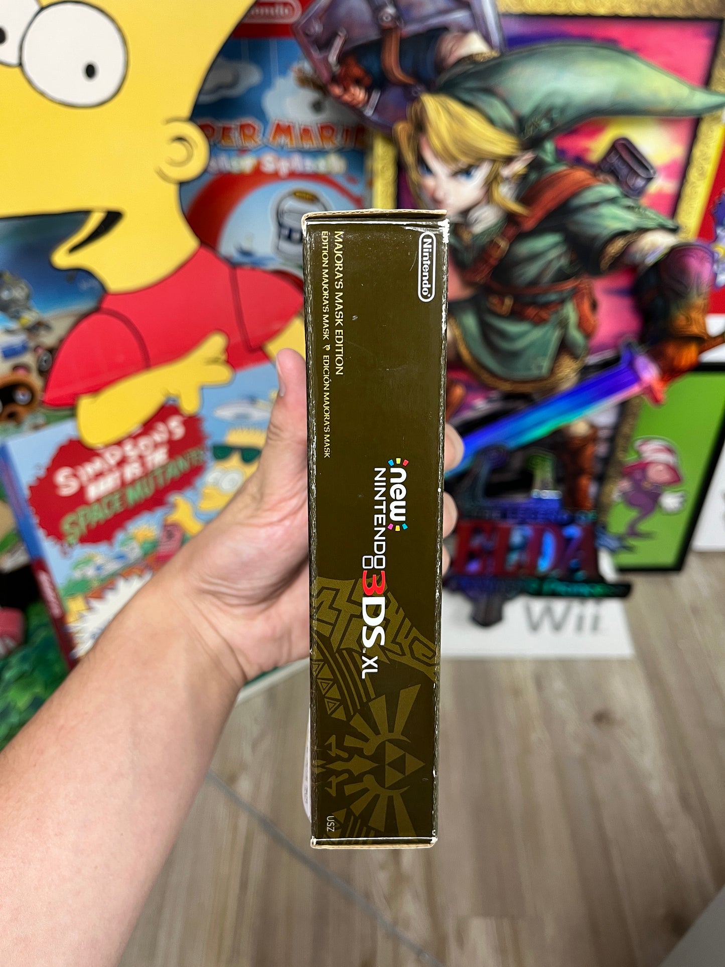 New Nintendo 3DS XL Zelda Majora's Mask Limited Edition CIB Clean