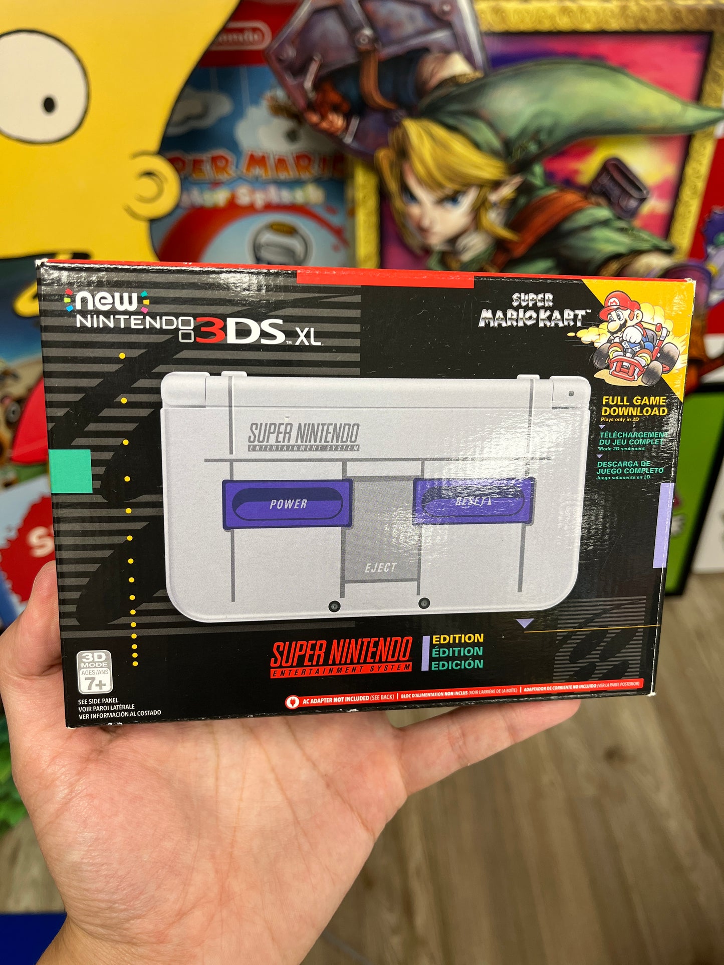 New Nintendo 3DS XL SNES Edition Complete CLEAN
