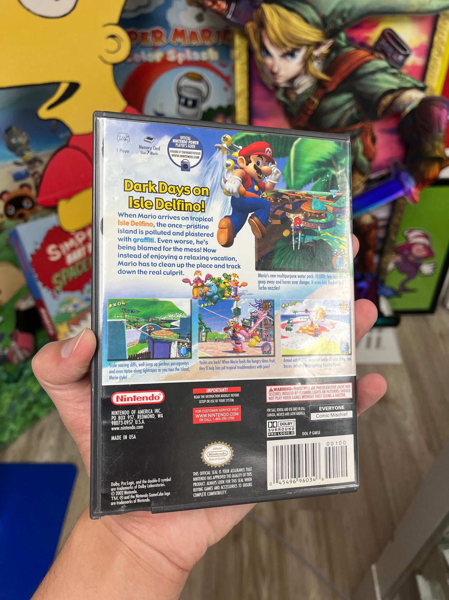Super Mario Sunshine [Player's Choice] (GameCube)