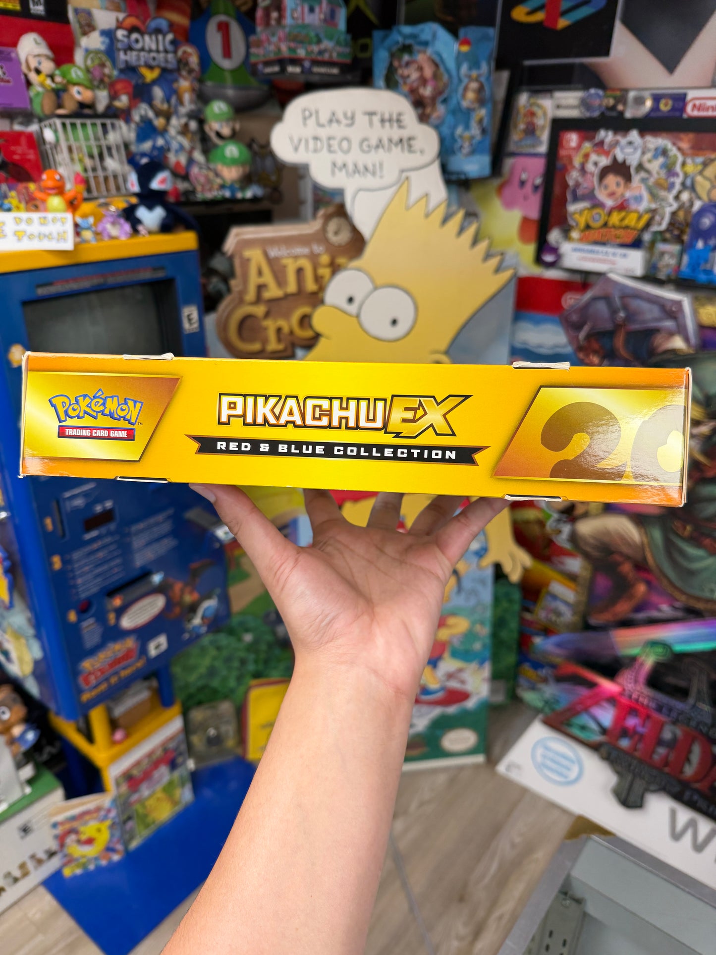 Pokemon TCG Pikachu EX Red & Blue Collection (20th Anniversary) **RARE**
