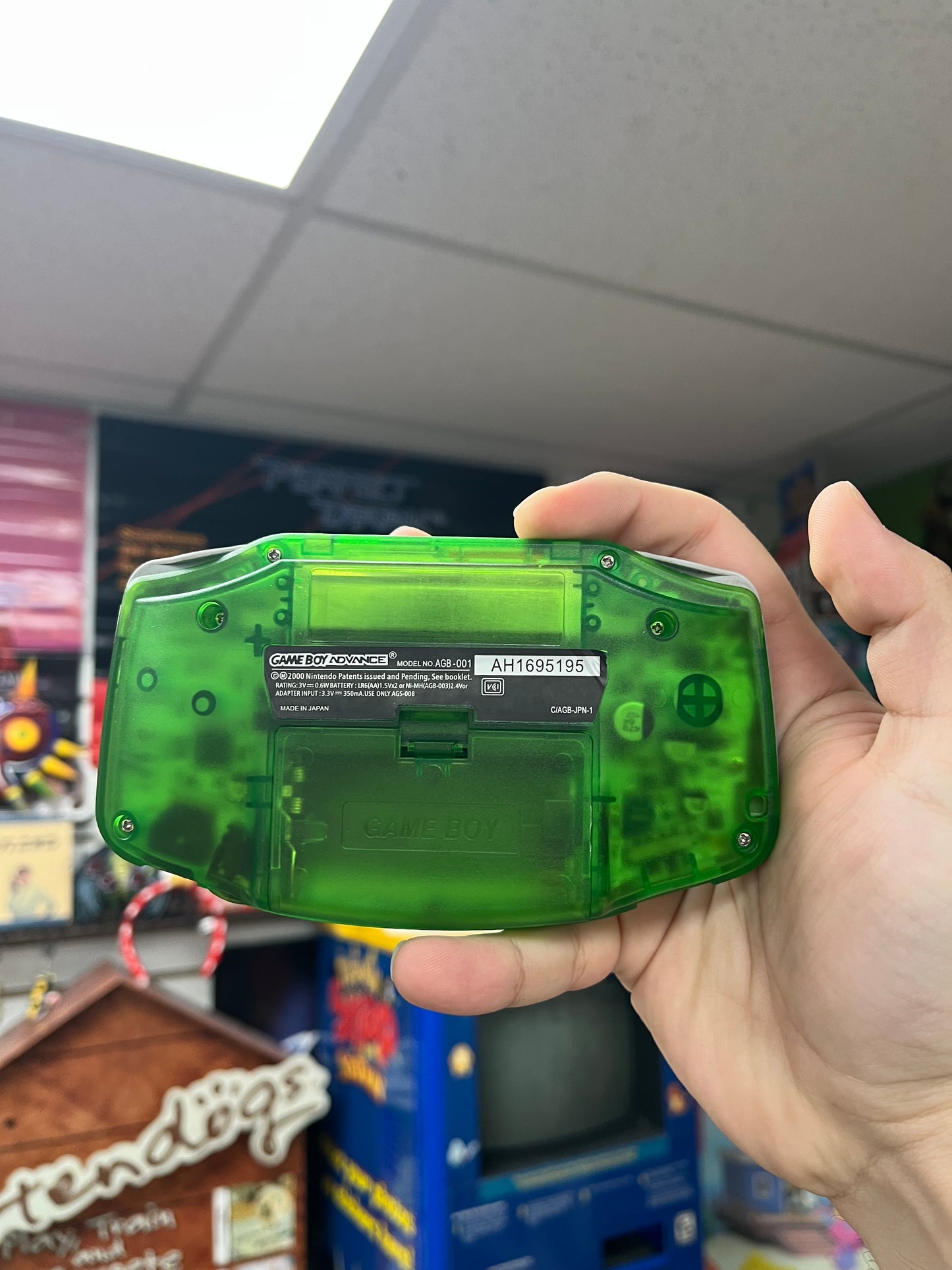 Gameboy Advance Green Reshell