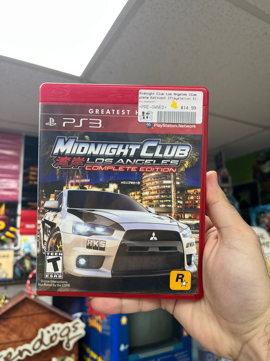 Midnight Club Los Angeles Complete Edition [Greatest Hits] - PS3 CiB