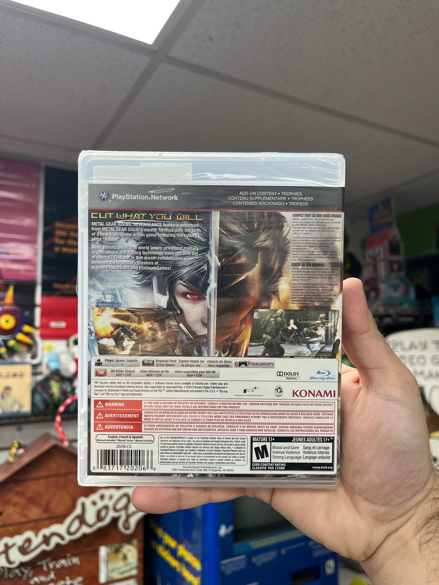 Metal Gear Rising Reveangence - PS3 Sealed