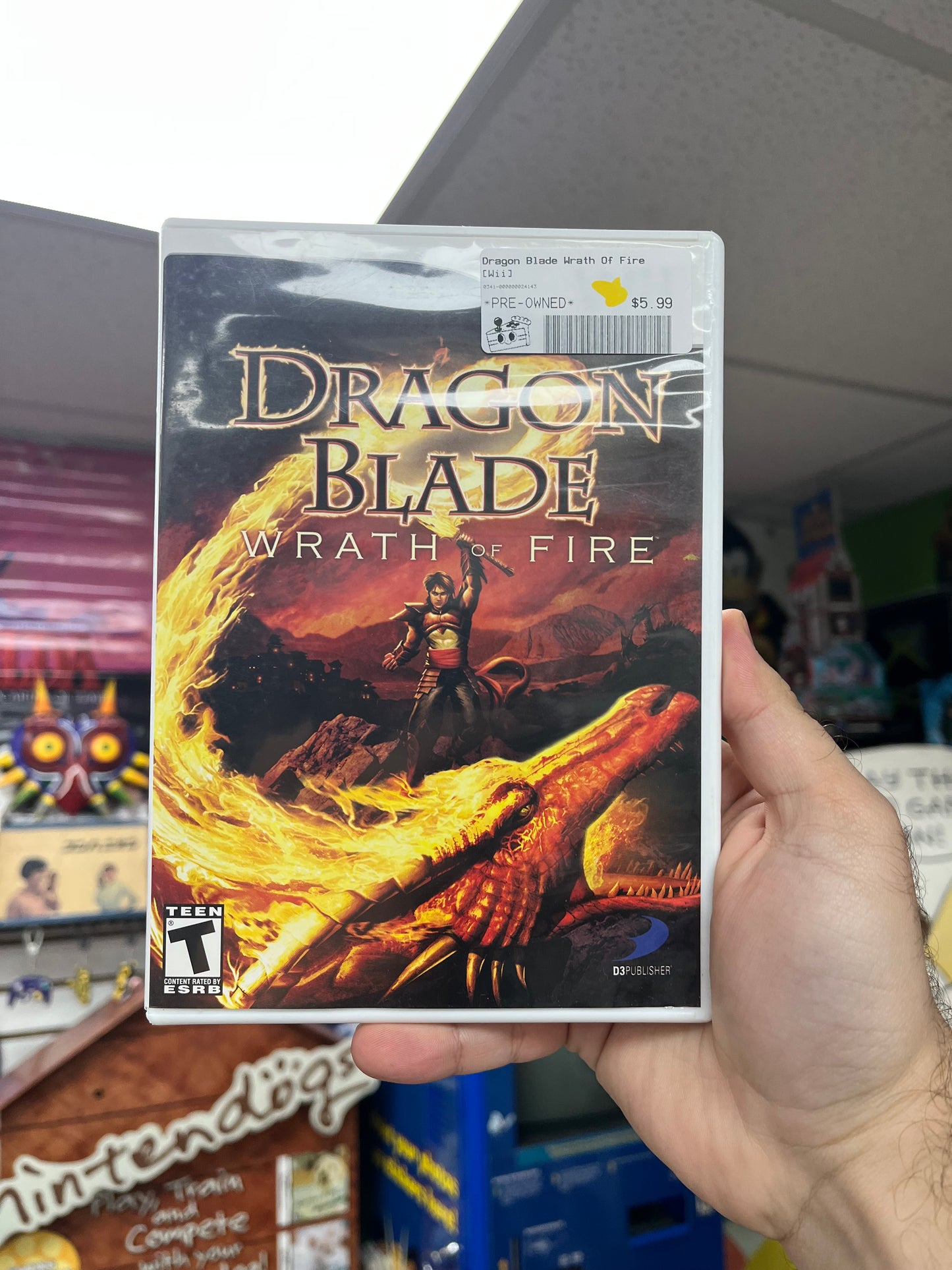 Dragon Blade Wrath of Fire - Wii CiB