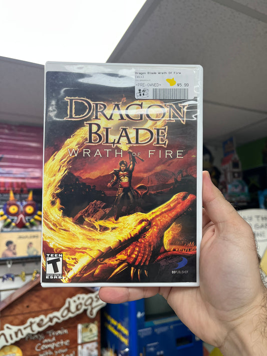 Dragon Blade Wrath of Fire - Wii CiB