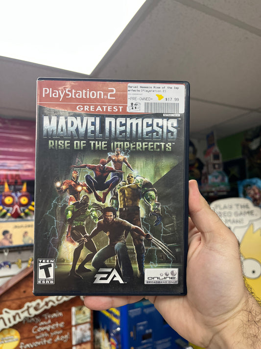 Marvel Nemesis Rise of the Imperfects [Greatest Hits] - PS2 Boxed
