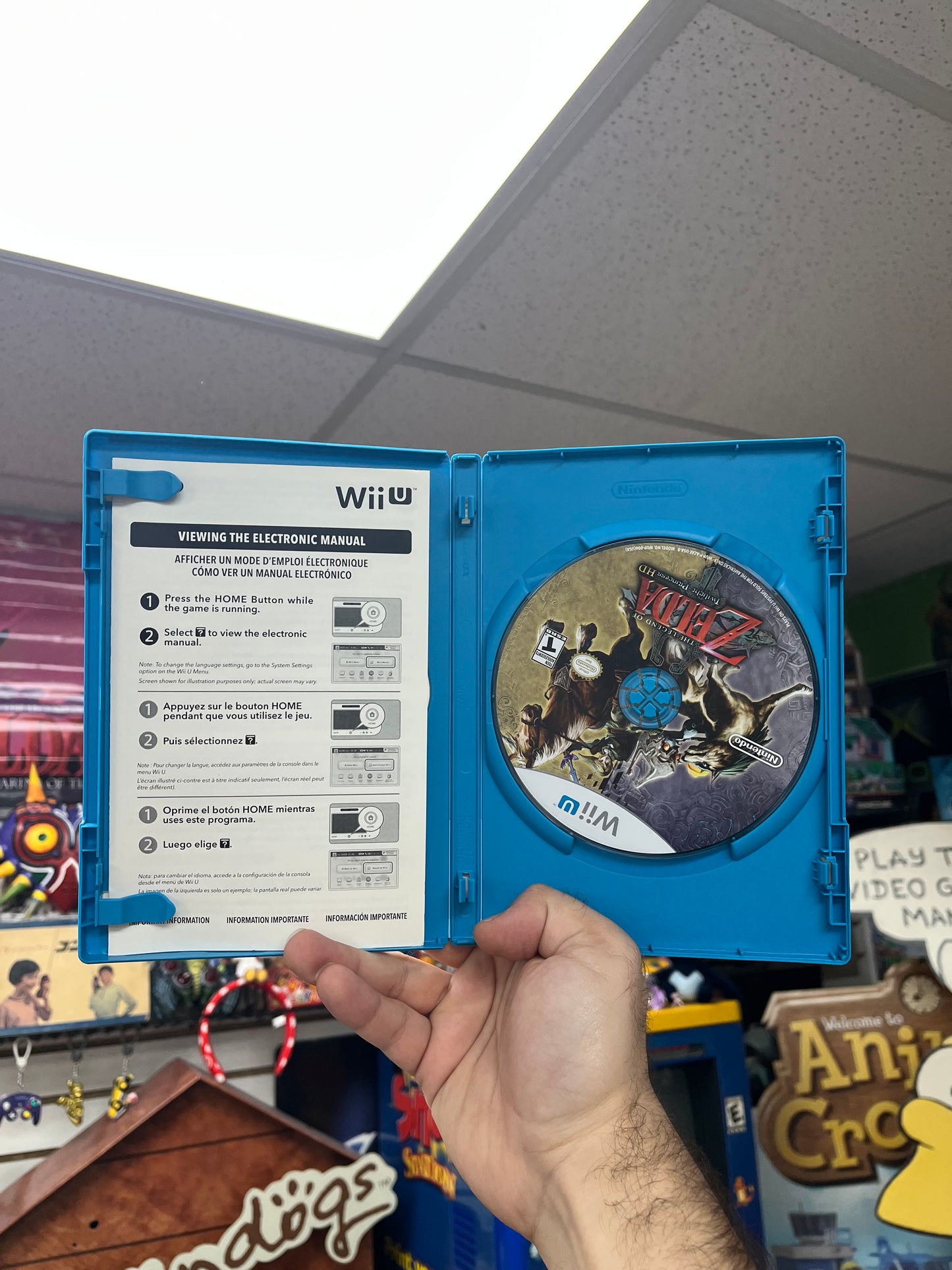 Zelda Twilight Princess HD - Wii U CiB