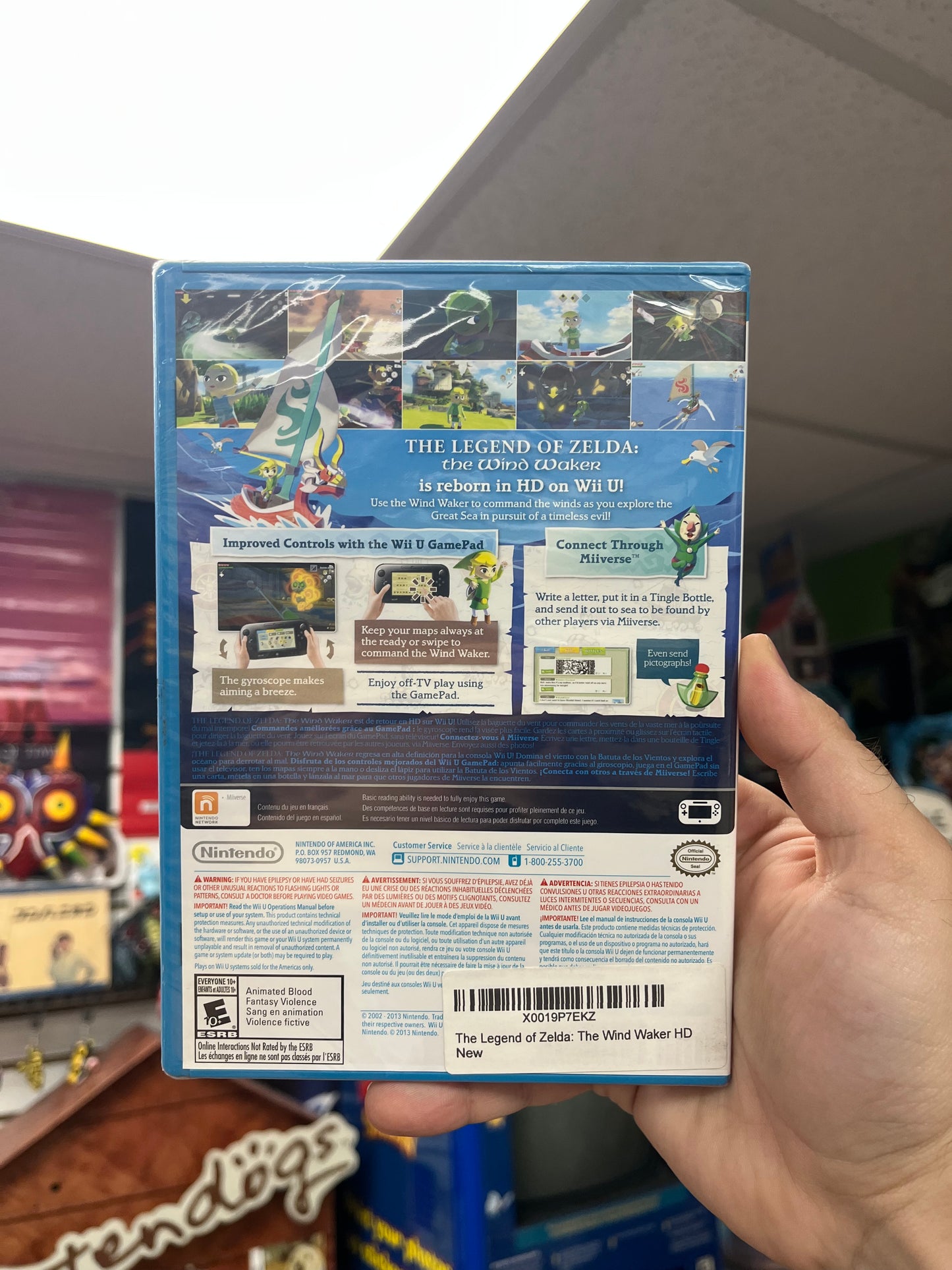 Zelda: Wind Waker HD Collection - Wii U Sealed