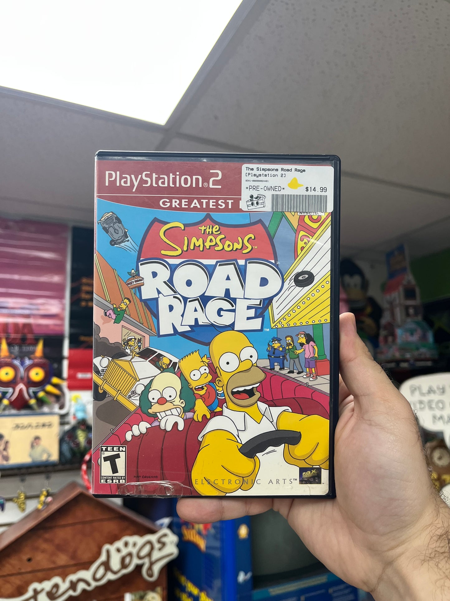 The Simpsons Road Rage [Greatest Hits] - PS2 CiB
