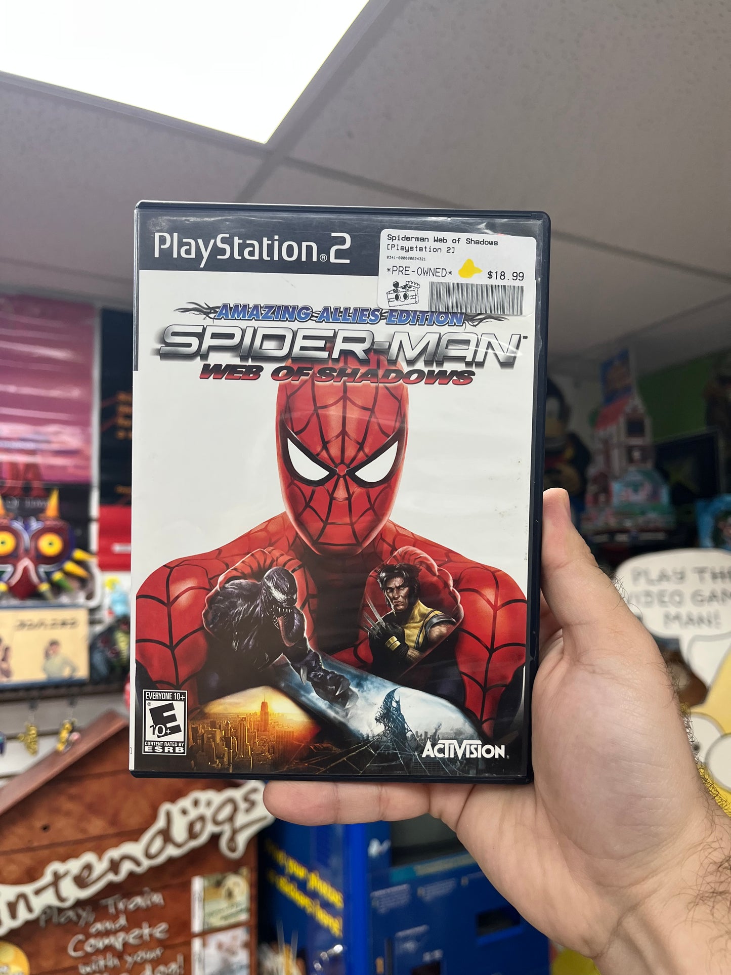 Spiderman Web of Shadows - PS2 Boxed