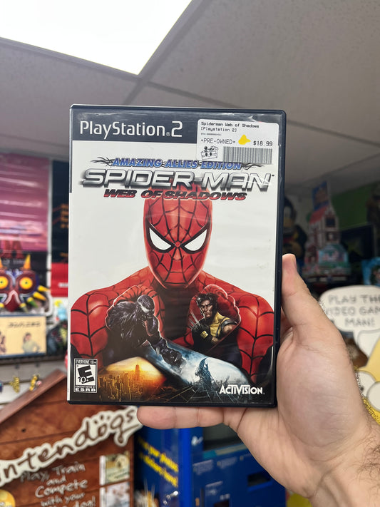 Spiderman Web of Shadows - PS2 Boxed