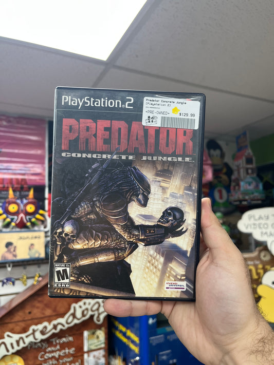 Predator Concrete Jungle - PS2 Boxed