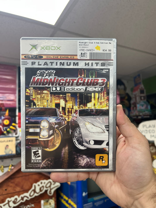 Midnight Club 3 Dub Edition Remix - Xbox CiB