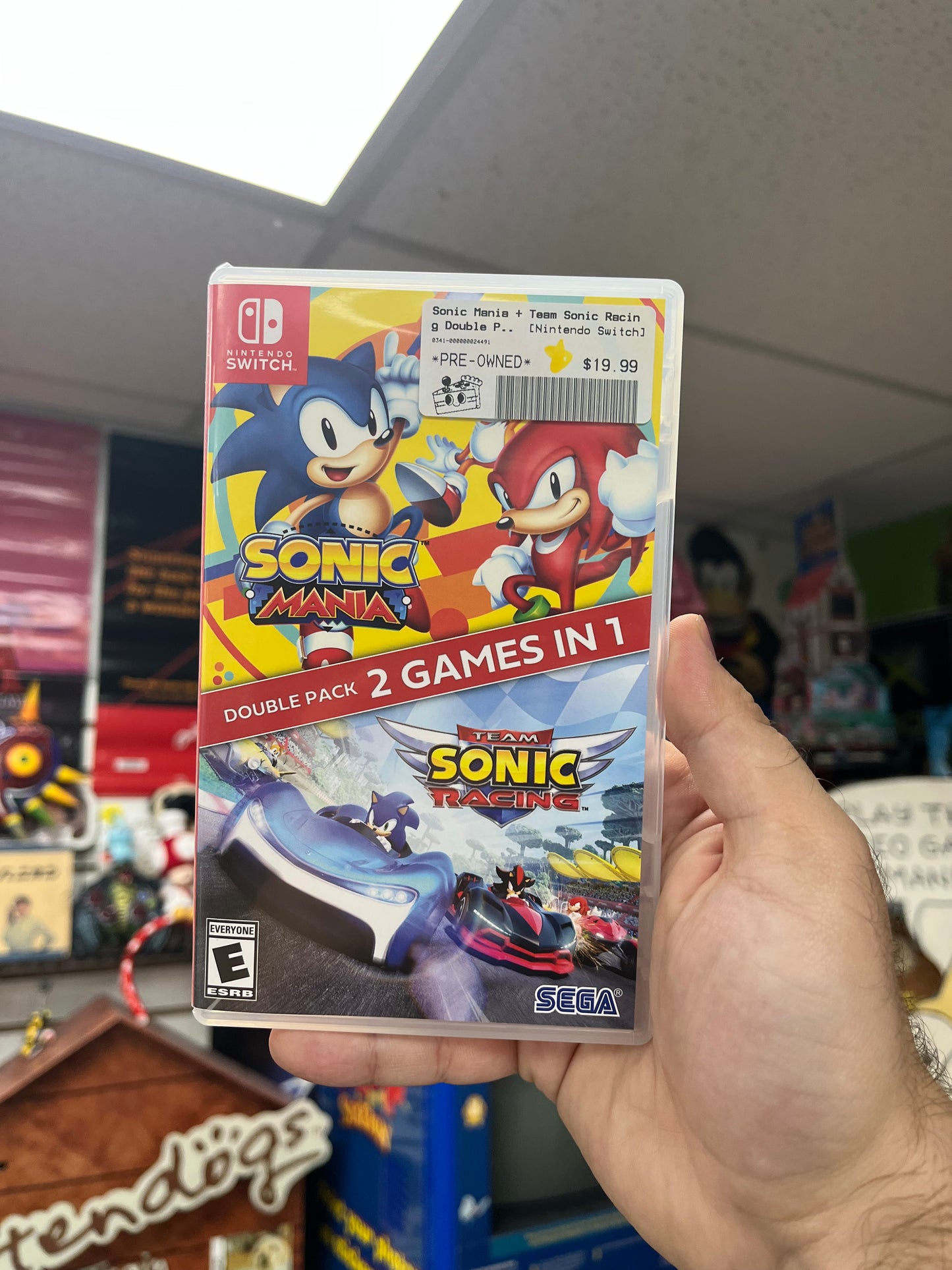 Sonic Mania + Team Sonic Racing Double Pack - Switch CiB
