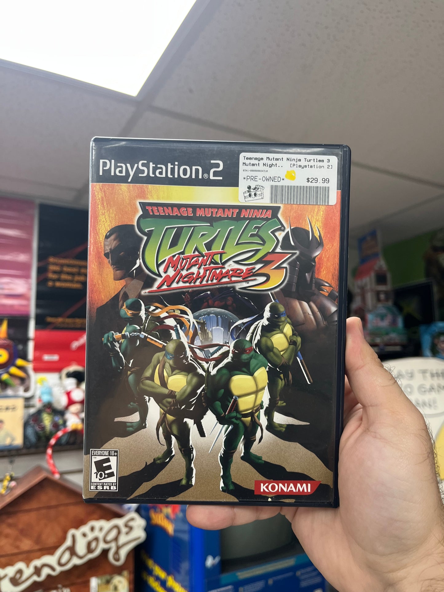 Teenage Mutant Ninja Turtles 3 Mutant Nightmare - PS2 Boxed
