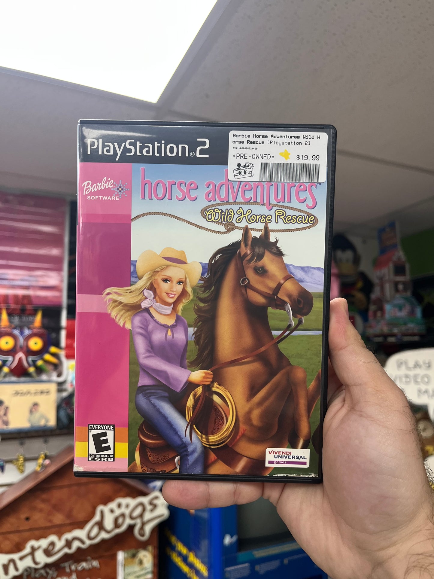 Barbie Horse Adventures Wild Horse Rescue - PS2 Boxed