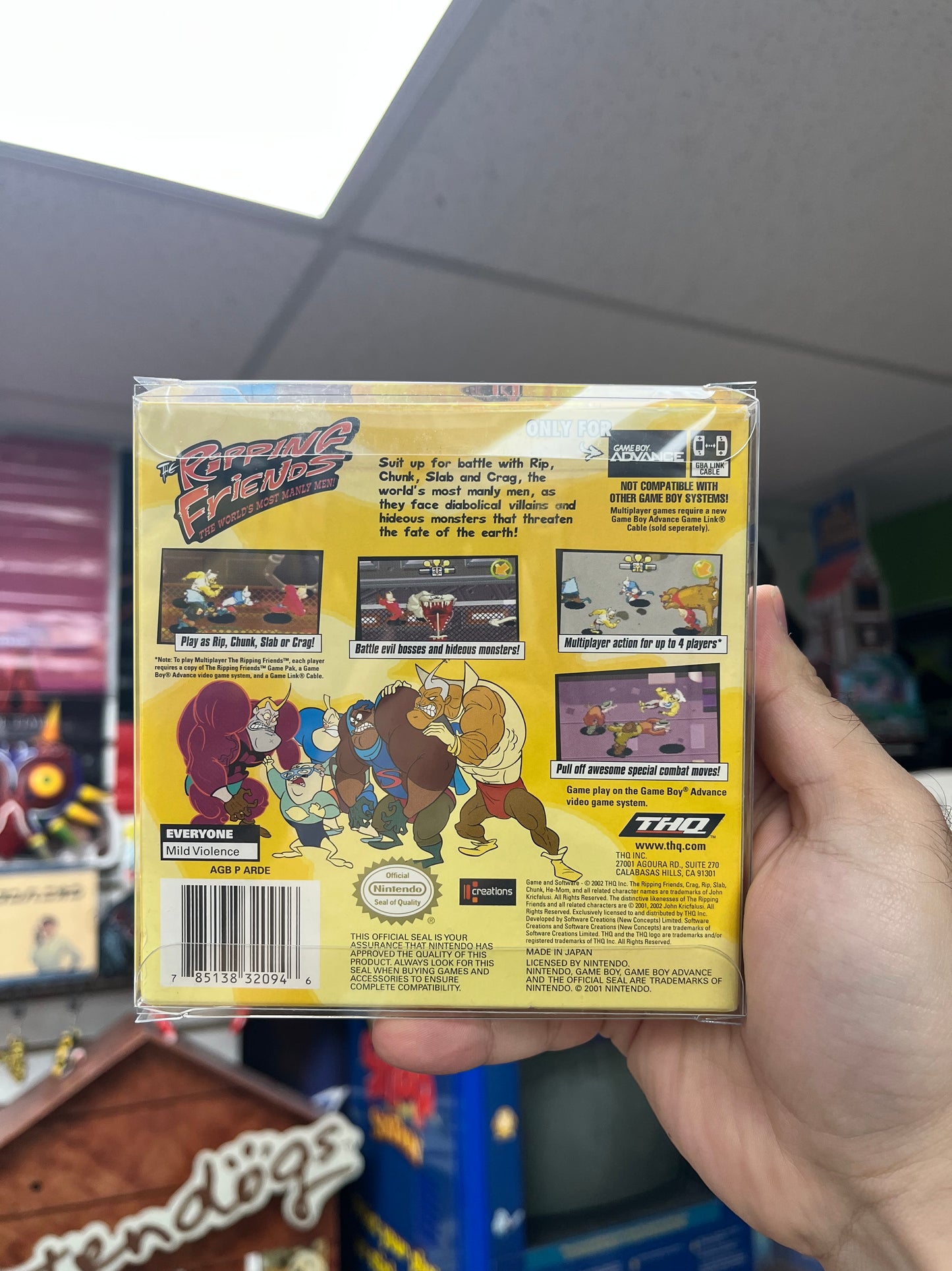 Ripping Friends World's Most Manly Man - GBA CiB