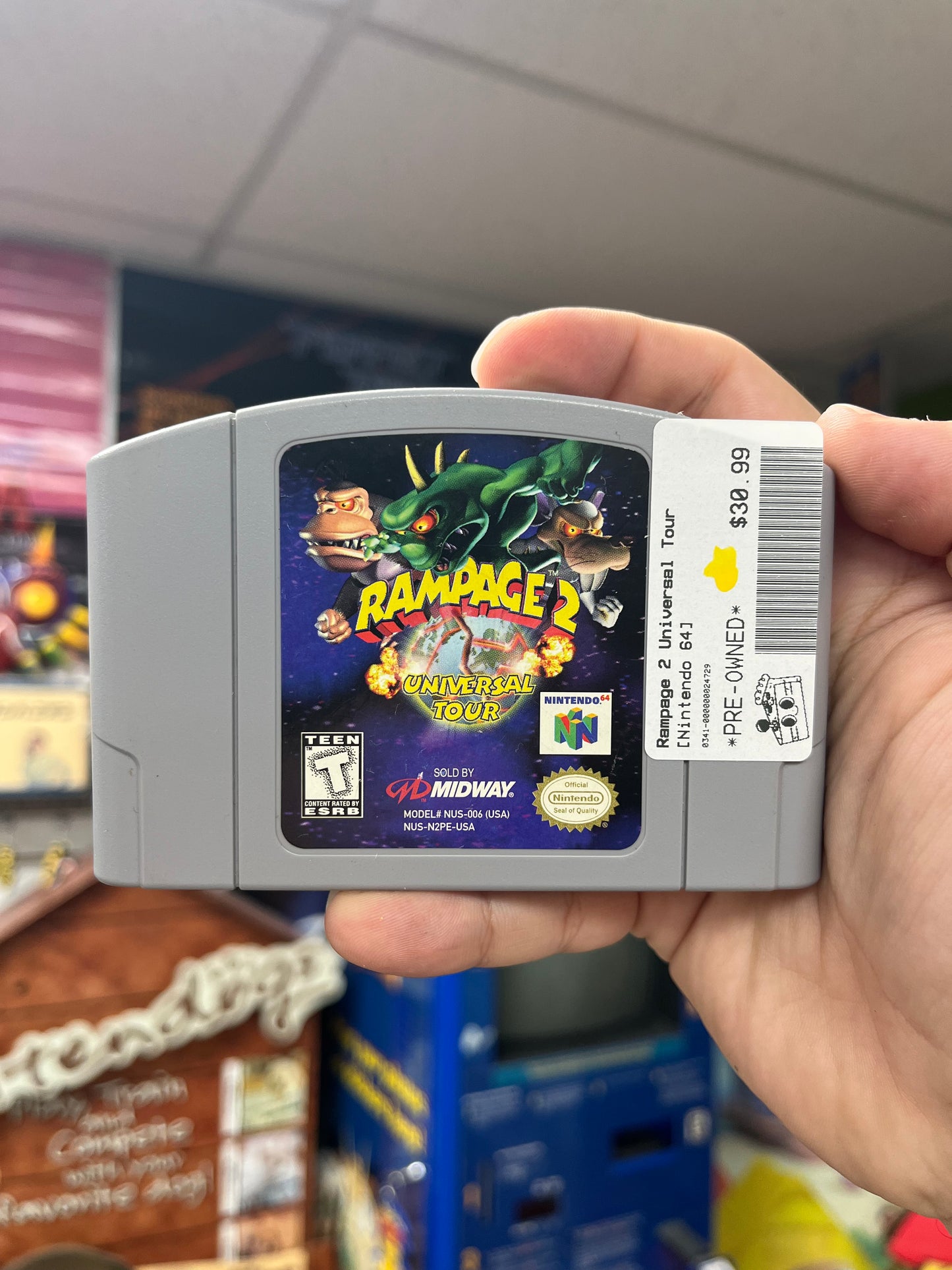 Rampage 2 Universal Tour - N64 Loose
