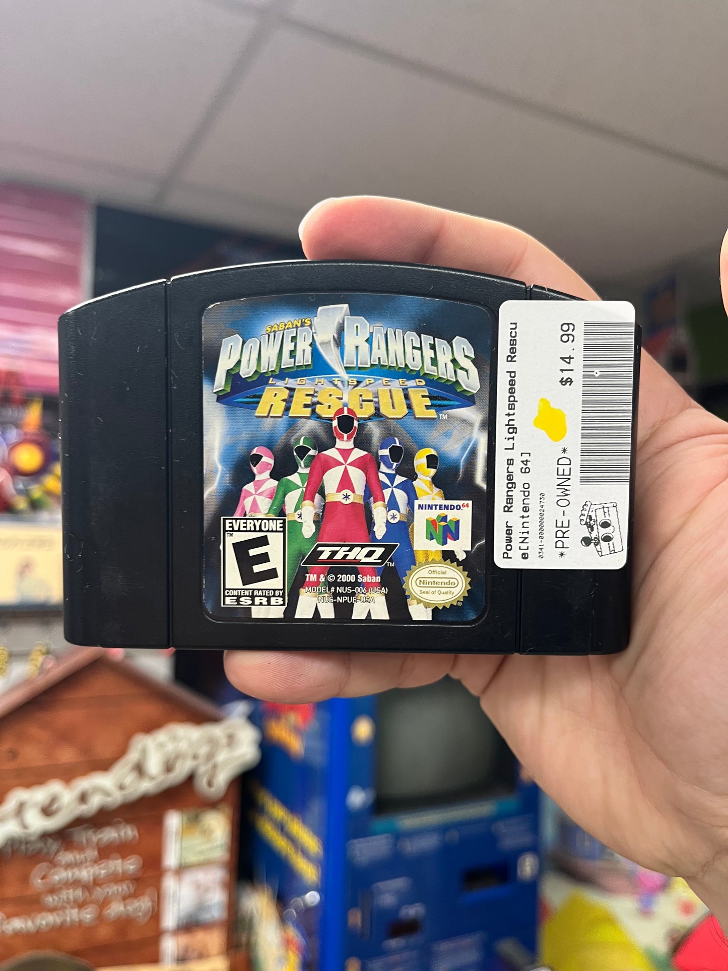 Power Rangers Lightspeed Rescue - N64 Loose