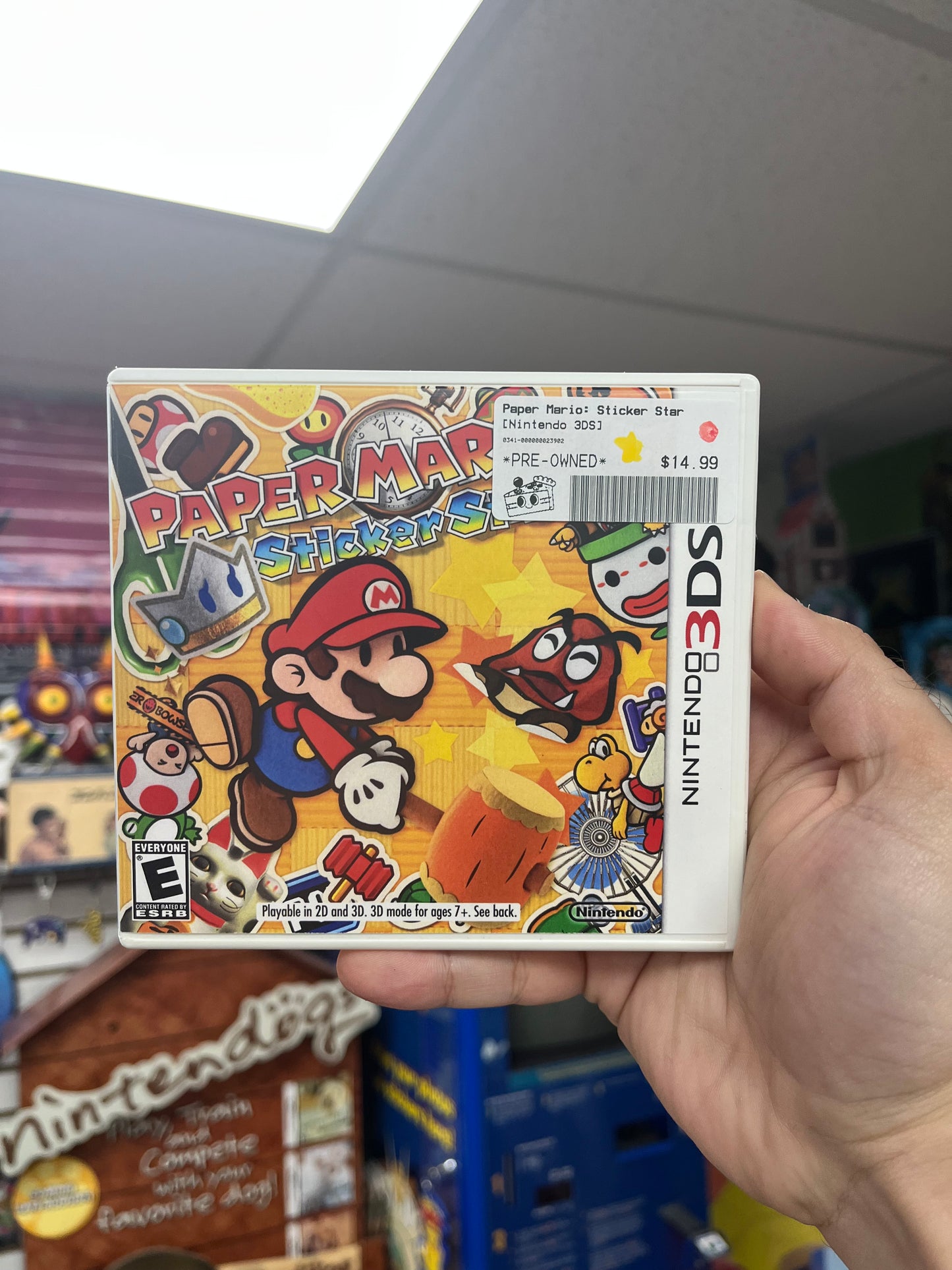 Paper Mario Sticker Star - 3DS Boxed