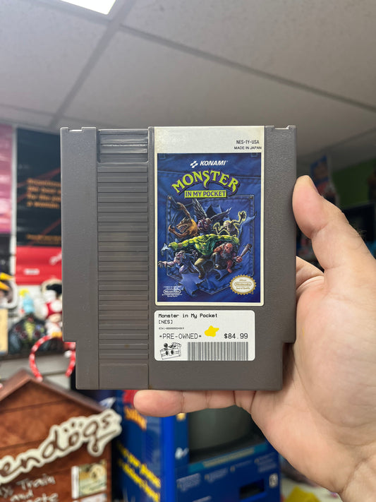 Monster in my Pocket - NES Loose