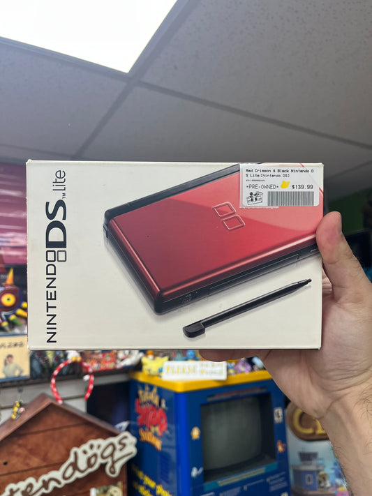 Red Crimson & Black DS Lite - NEW in Box