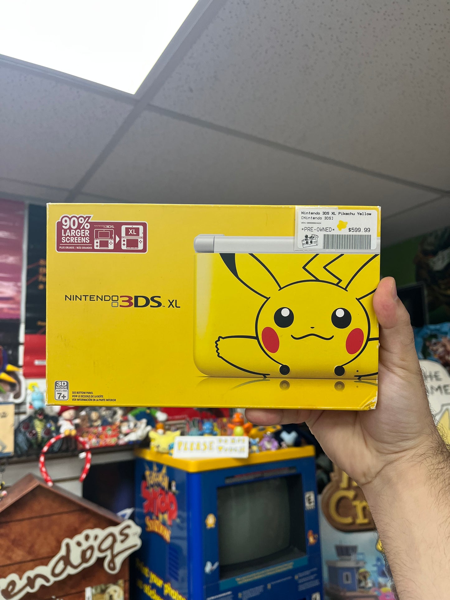 3DS XL Pikachu Edition - CiB